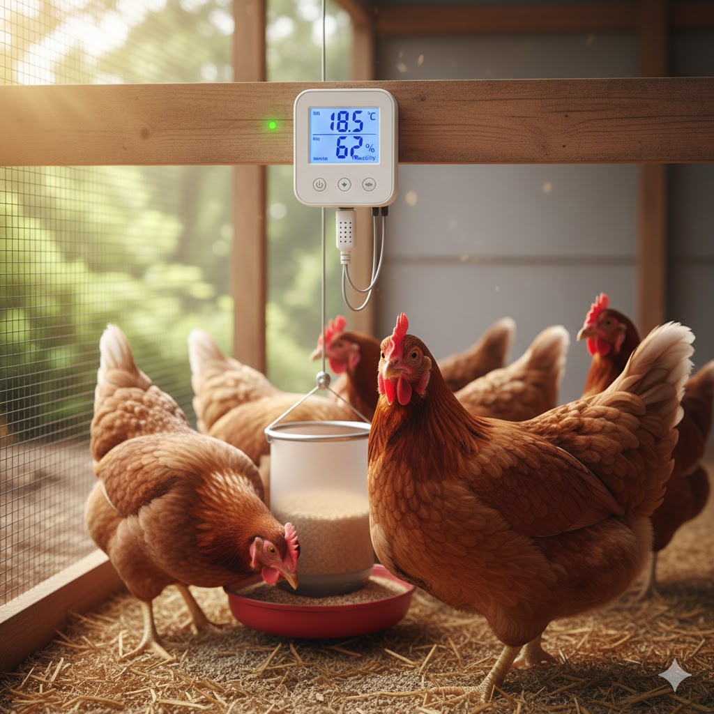 что именно вы видите на нашем онлайн-мониторинге курятника?